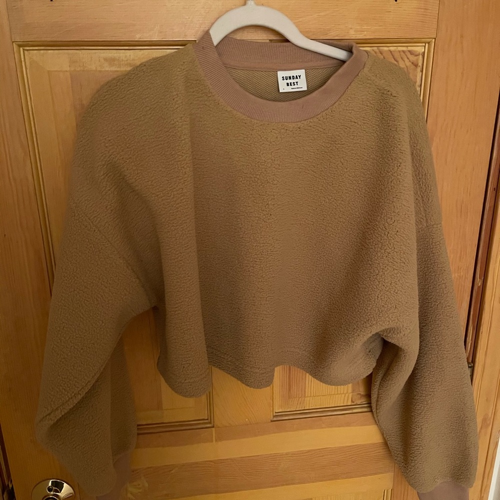 Aritzia Cropped Crewneck